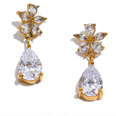 Flower Exquisite Bling Earrings