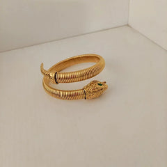 Green Eye Snake Bangle