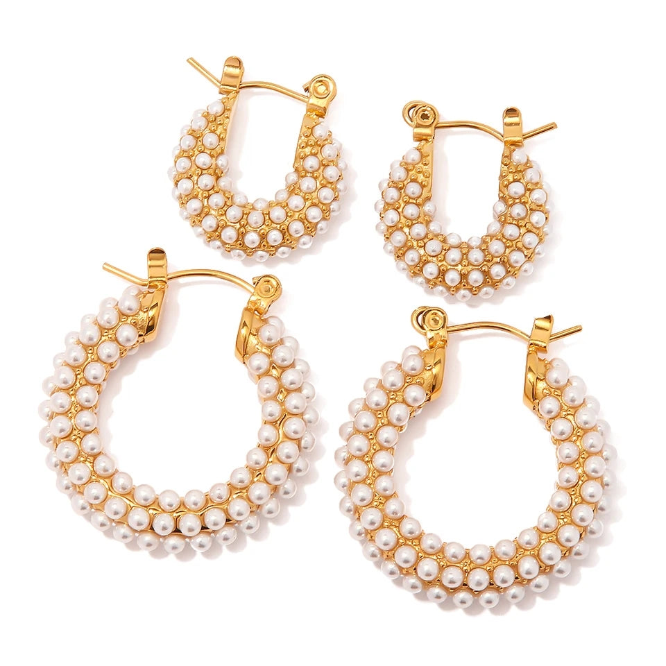 Statement Pearl earrings