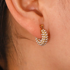 Statement Pearl earrings