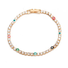 Evil Eye Zircon Bracelet