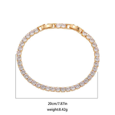 AAA Cubic Zirconia Stone Tennis Bracelets