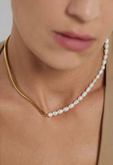 Pearl Chain Necklace Temprament