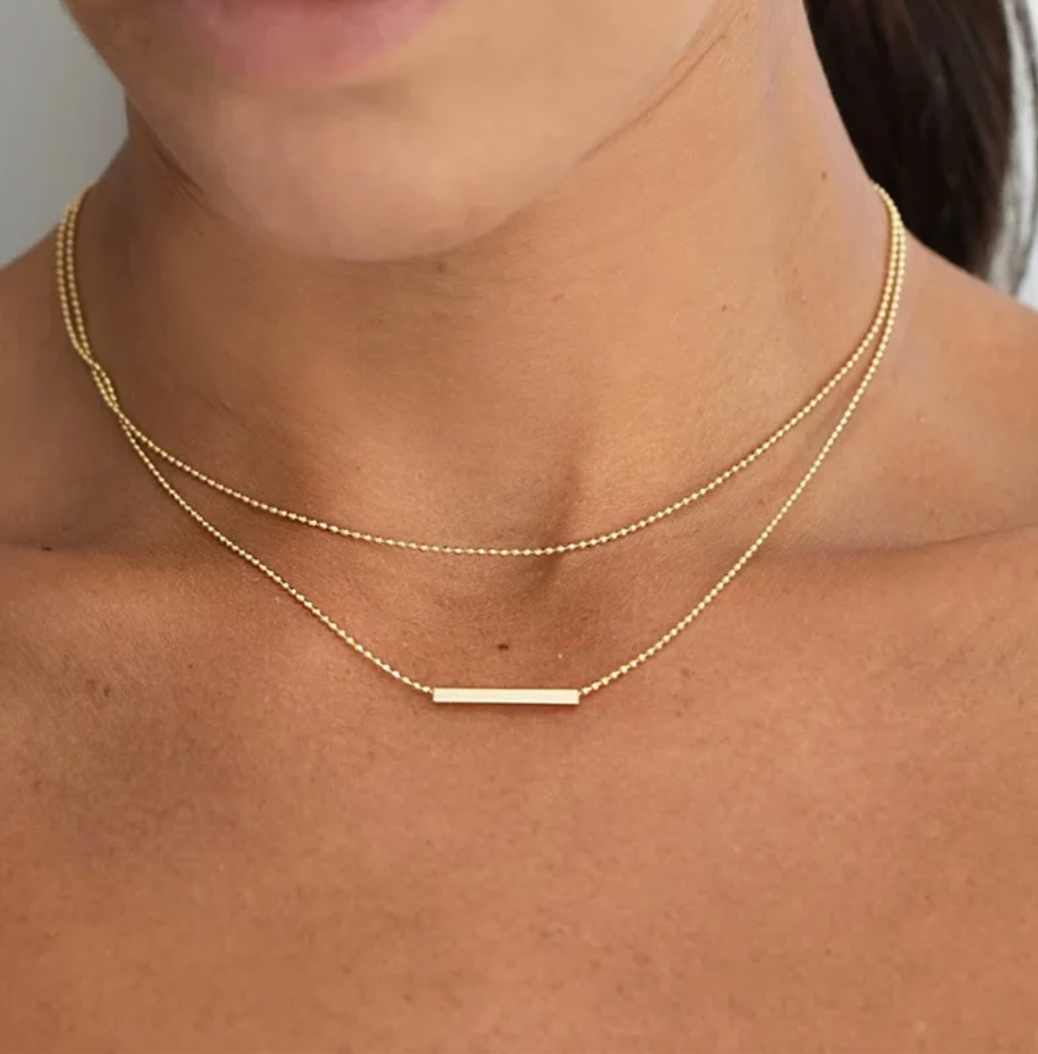 Double Layered Pendant Necklace