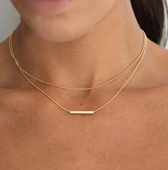 Double Layered Pendant Necklace